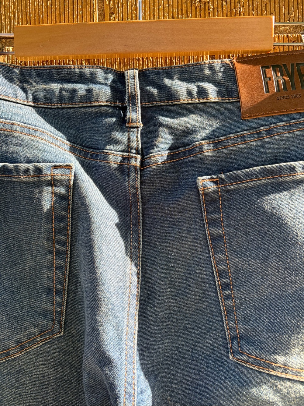 Frye High Rise Cuff Denim Jeans in Amari Wash - Picture 11 of 15